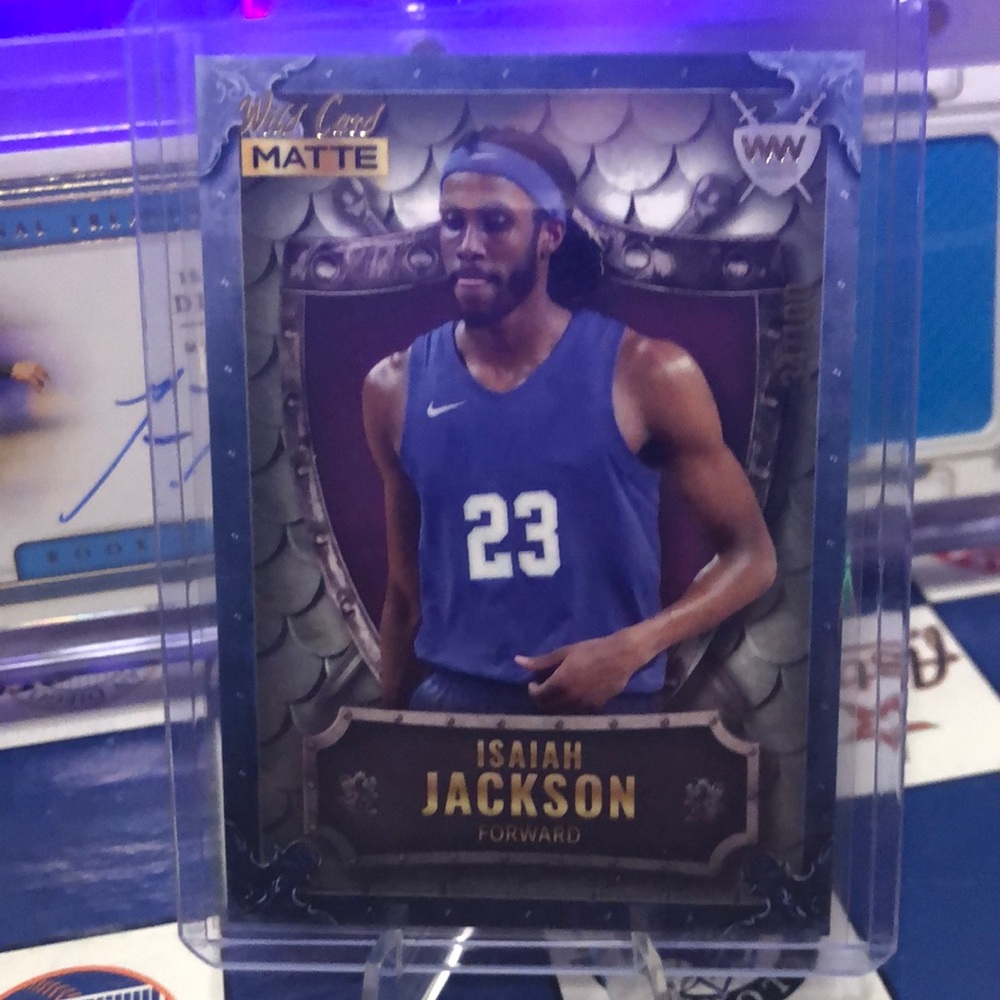Isaiah Jackson Basketball Card numbered 34/100
